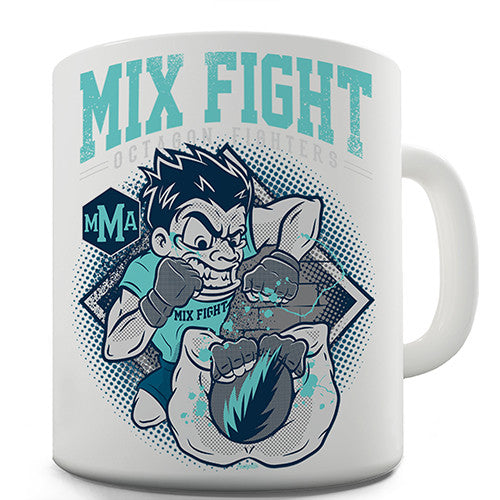 Mix Fight Octagon Fighters Novelty Mug