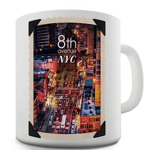 8th Avenue NYC New York Novelty Mug