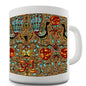 Vintage Peacock Pattern Novelty Mug