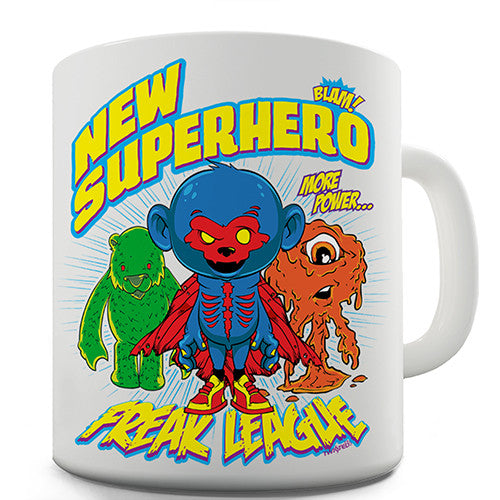 New Superhero The Freak League Novelty Mug