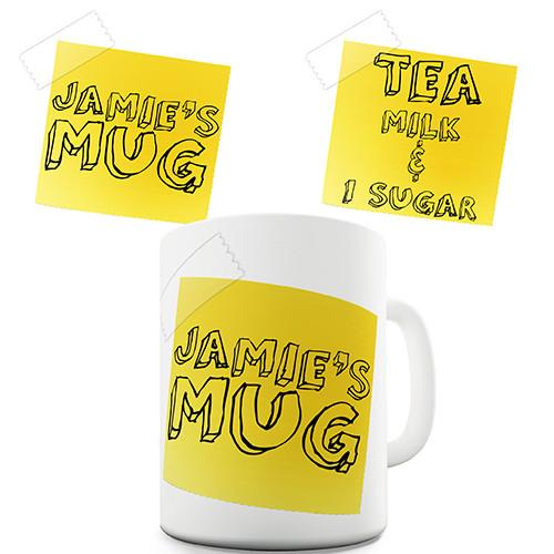 Post It Note Tea Personalised  Mug