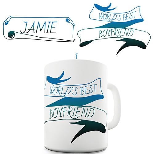 World's Best Boyfriend Personalised Mug