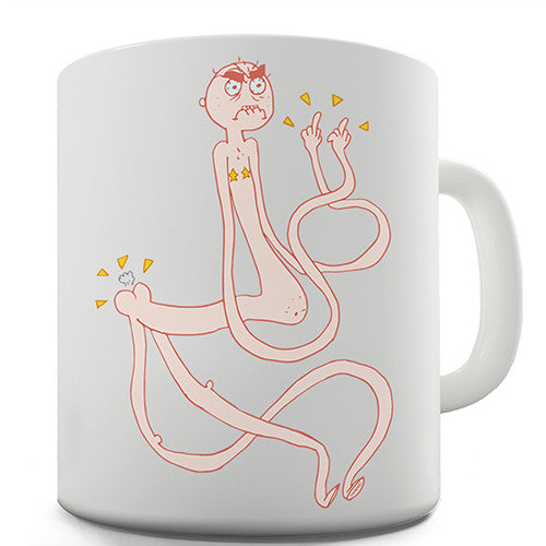 Silly Weird Man Novelty Mug