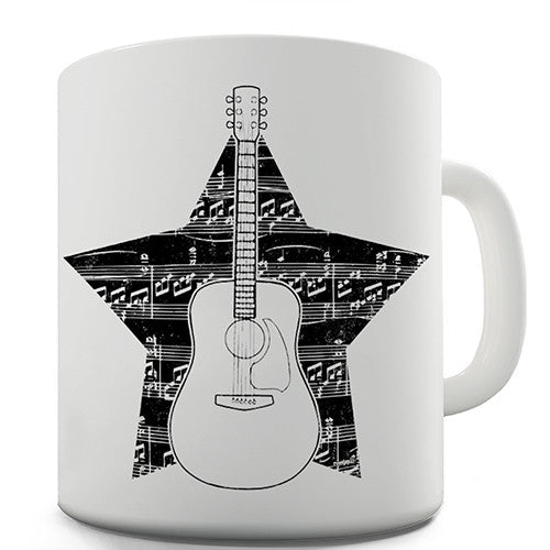 Guitar Star Novelty Mug