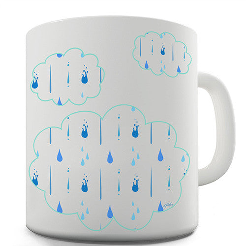 Rain Clouds Print Novelty Mug