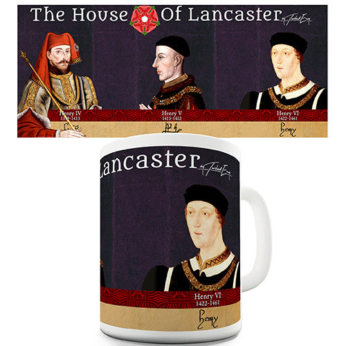 House Of Lancaster Novelty Mug