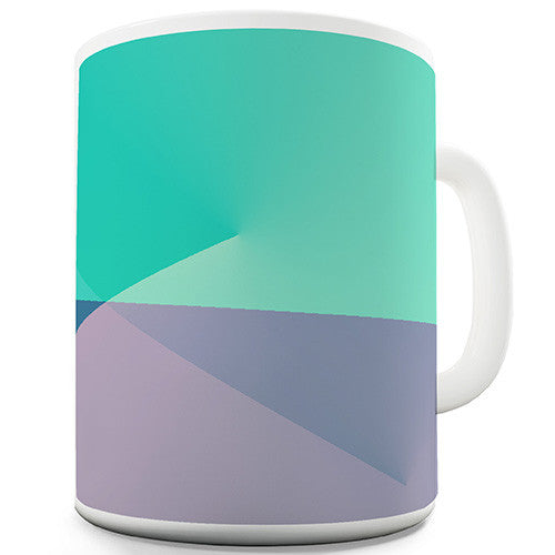 Blue Gradient Print Novelty Mug