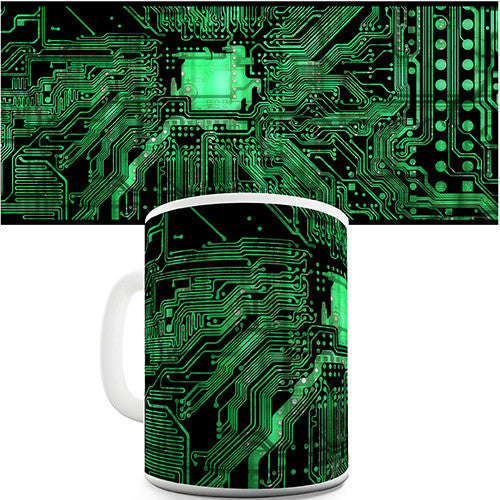 Circuit Board Design Novelty Mug