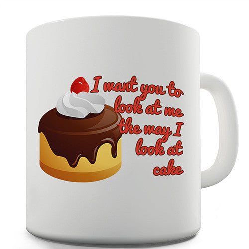 Love Cake Love Me Novelty Mug