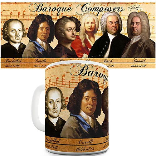 Baroque Composers Novelty Mug