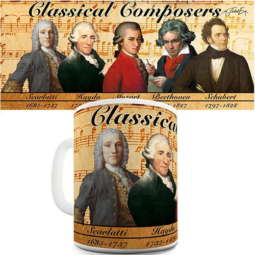 Classical Composers Novelty Mug