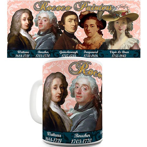 Rococo Painters Novelty Mug