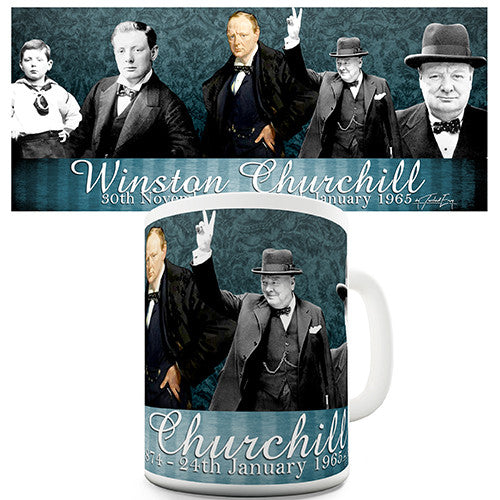 Winston Churchill Novelty Mug