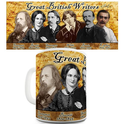 Great British Writers Novelty Mug