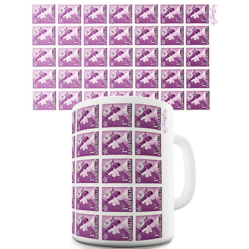 Australia Stamps Pattern Novelty Mug