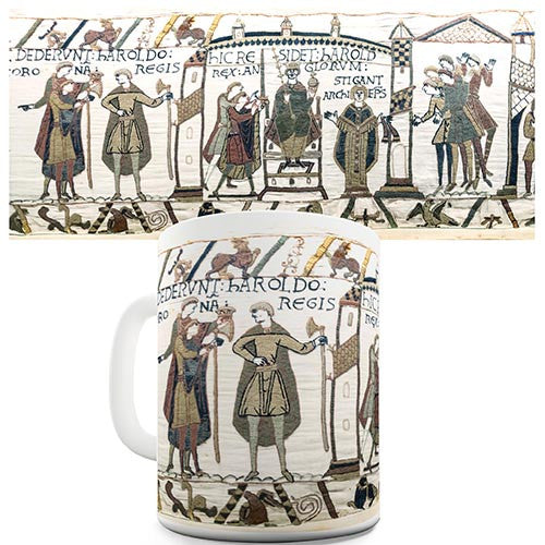 King Harold's Coronation Novelty Mug