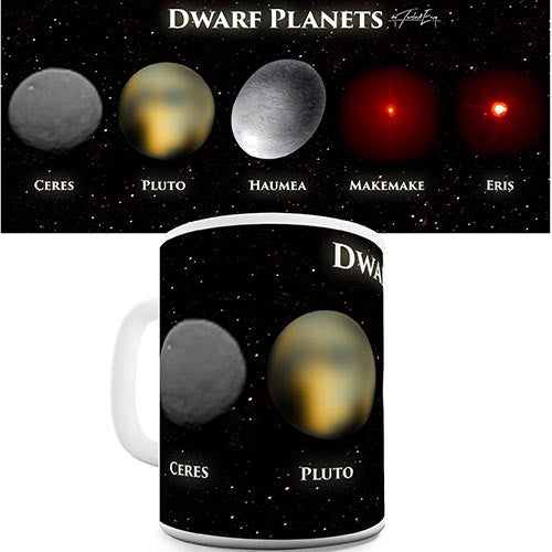 Dwarf Planets Astrology Novelty Mug