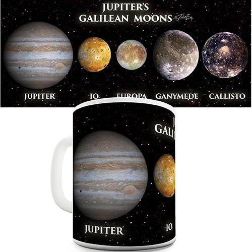 Jupiter's Moons Novelty Mug