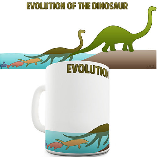 Evolution Of The Dinosaur Novelty Mug