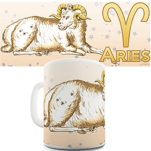 Aries Star Sign Novelty Mug