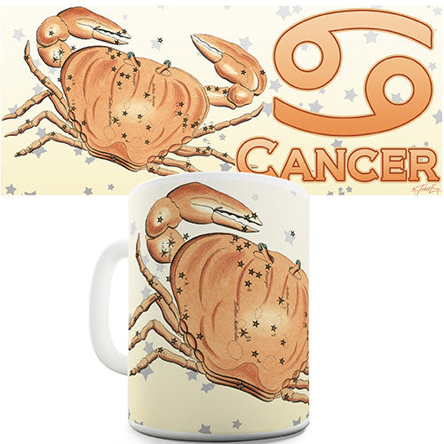 Cancer Star Sign Novelty Mug