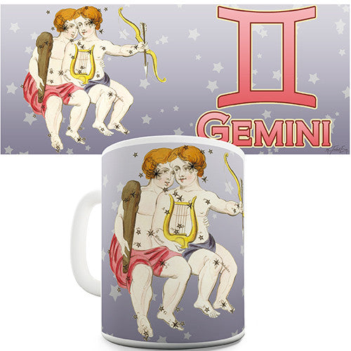 Gemini Star Sign Novelty Mug