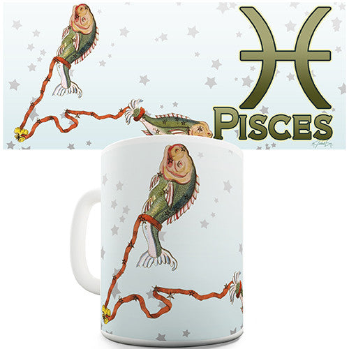 Pisces Star Sign Novelty Mug