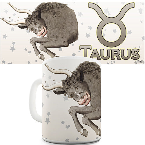 Taurus Star Sign Novelty Mug