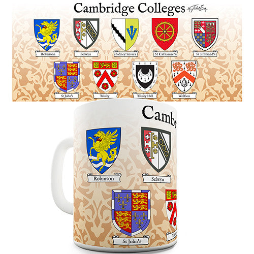 Cambridge University Crests Novelty Mug