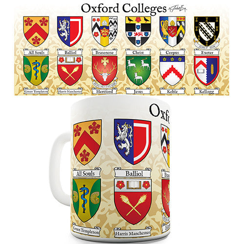 Oxford College Crests Novelty Mug