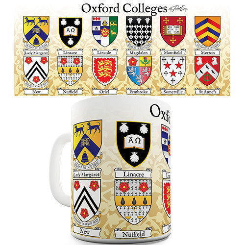 Oxford Crest Badges Novelty Mug