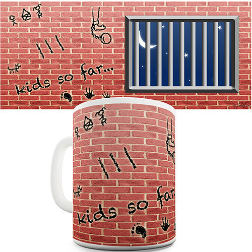 Prison Wall Print Funny Mug