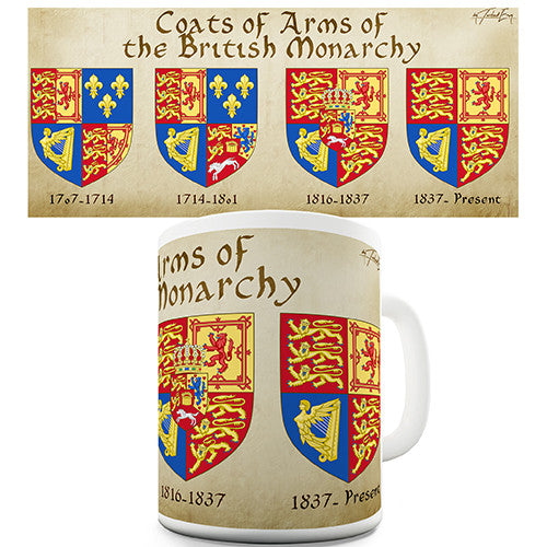 British Royal Coat Of Arms Novelty Mug