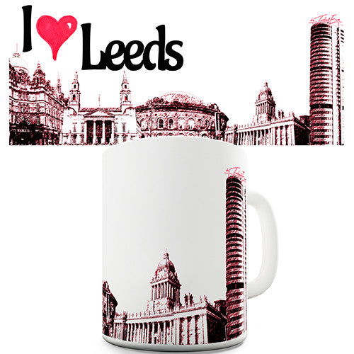 I Love Leeds Novelty Mug