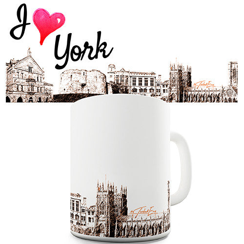 I Love York Novelty Mug