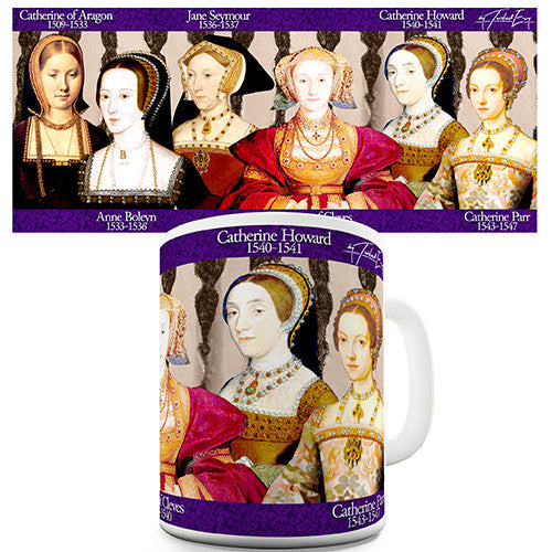 The Wives Of Henry VIII Novelty Mug