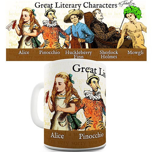 Great Literary Characters Novelty Mug