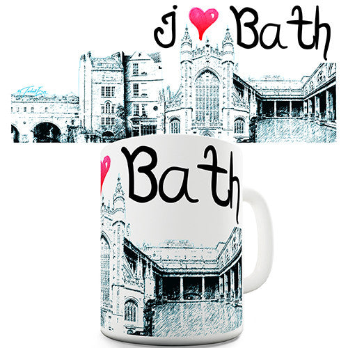 I Love Bath Novelty Mug