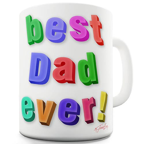 Best Dad Ever Fridge Magnets Novelty Mug