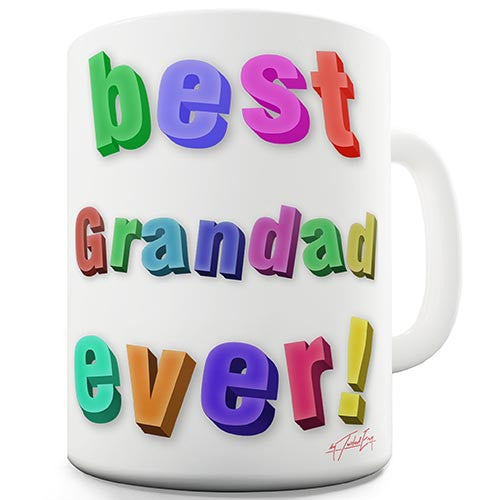 Best Grandad Ever Fridge Magnets Novelty Mug