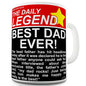 The Daily Legend Best Dad Novelty Mug