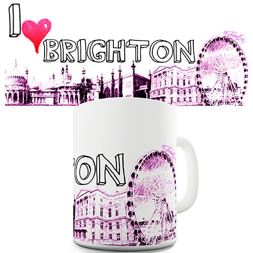 I Love Brighton Novelty Mug