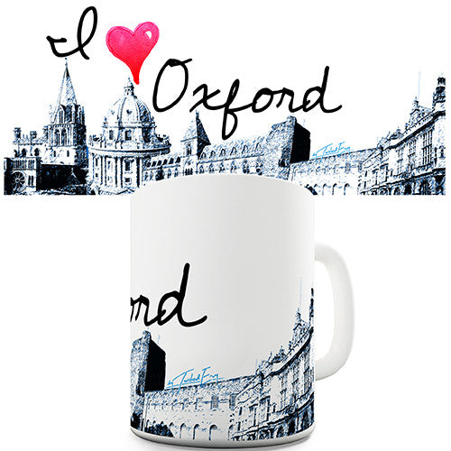 I Love Oxford Novelty Mug