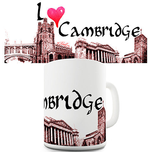 I Love Cambridge Novelty Mug