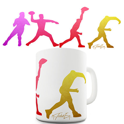 American Football Throw Novelty Mug