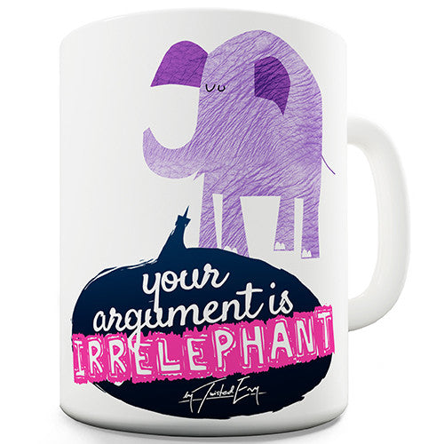 Irrelevant Elephant Novelty Mug