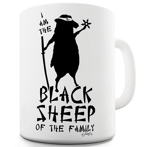 Ninja Black Sheep Novelty Mug