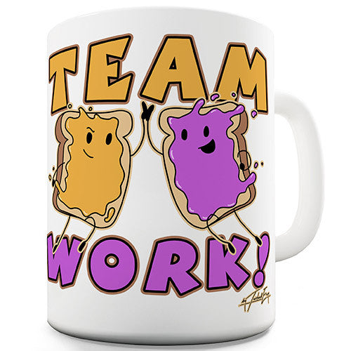 PB And J Team Work Novelty Mug