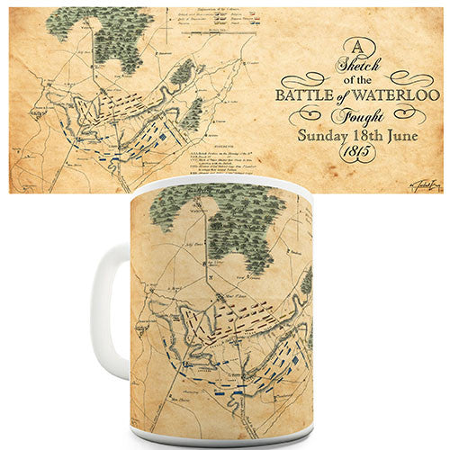 Battle Of Waterloo 1815 Novelty Mug