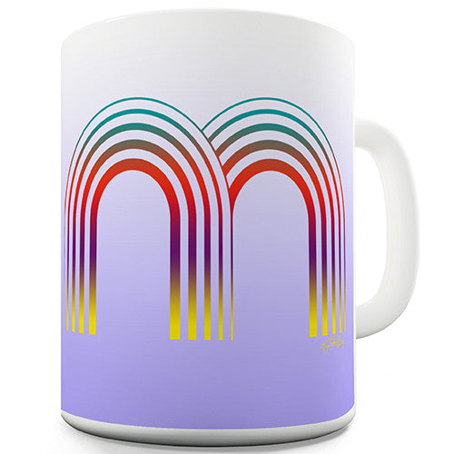 Letter M Alphabet Novelty Mug